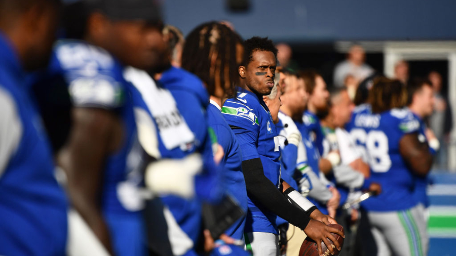 Seattle Seahawks Geno Smith...