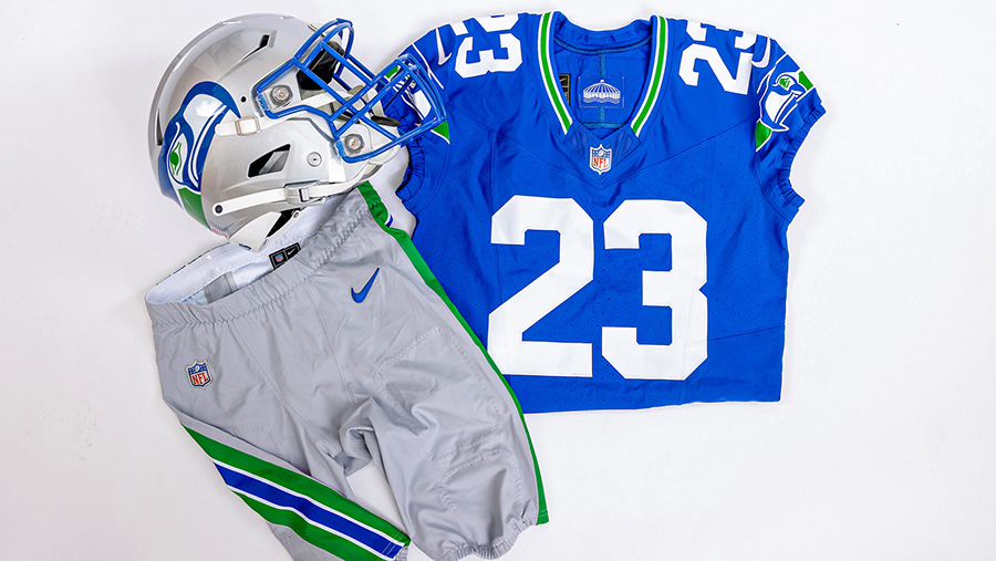 Seahawks unveil 90s-era throwback uniforms, Columbia Basin